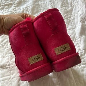 UGG Vibrant Pink Sheepskin Boots